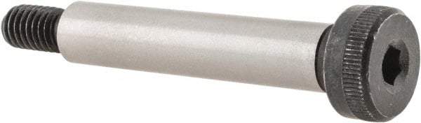 Value Collection - 8mm Shoulder Diam x 40mm Shoulder Length, M6x1 Metric Coarse, Hex Socket Shoulder Screw - 12.9 Alloy Steel, Uncoated, 5.32 to 5.5mm Head Height x 12.73 to 13mm Head Diam - USA Tool & Supply