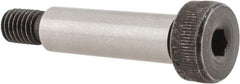 Value Collection - 10mm Shoulder Diam x 35mm Shoulder Length, M8x1.25 Metric Coarse, Hex Socket Shoulder Screw - 8 Alloy Steel - USA Tool & Supply