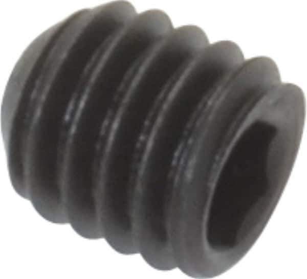 Value Collection - M3x0.50 Metric Coarse, 3mm OAL, Cup Point Set Screw - Grade 14.9 (45H) Alloy Steel, 1.5mm Key - USA Tool & Supply