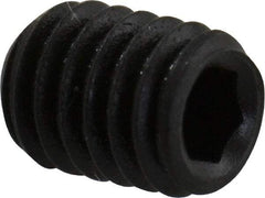 Value Collection - M3x0.50 Metric Coarse, 4mm OAL, Cup Point Set Screw - Grade 14.9 (45H) Alloy Steel, 1.5mm Key - USA Tool & Supply