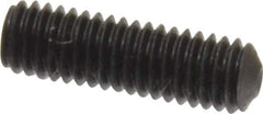 Value Collection - M3x0.50 Metric Coarse, 10mm OAL, Cup Point Set Screw - Grade 14.9 (45H) Alloy Steel, 1.5mm Key - USA Tool & Supply