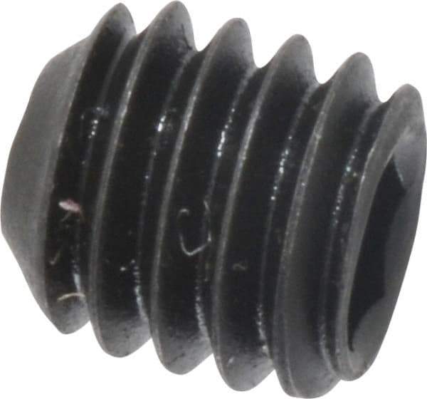 Value Collection - M4x0.70 Metric Coarse, 4mm OAL, Cup Point Set Screw - Grade 14.9 (45H) Alloy Steel, 2mm Key - USA Tool & Supply