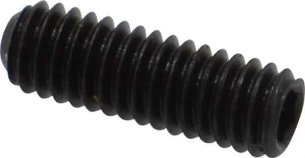 Value Collection - M4x0.70 Metric Coarse, 12mm OAL, Cup Point Set Screw - Grade 14.9 (45H) Alloy Steel, 2mm Key - USA Tool & Supply
