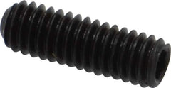 Value Collection - M4x0.70 Metric Coarse, 12mm OAL, Cup Point Set Screw - Grade 14.9 (45H) Alloy Steel, 2mm Key - USA Tool & Supply