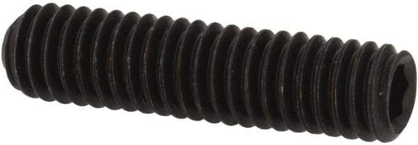 Value Collection - M4x0.70 Metric Coarse, 16mm OAL, Cup Point Set Screw - Grade 14.9 (45H) Alloy Steel, 2mm Key - USA Tool & Supply