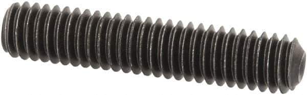 Value Collection - M4x0.70 Metric Coarse, 20mm OAL, Cup Point Set Screw - Grade 14.9 (45H) Alloy Steel, 2mm Key - USA Tool & Supply