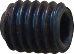 Value Collection - M5x0.80 Metric Coarse, 6mm OAL, Cup Point Set Screw - Grade 14.9 (45H) Alloy Steel, 2.5mm Key - USA Tool & Supply