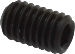 Value Collection - M5x0.80 Metric Coarse, 8mm OAL, Cup Point Set Screw - Grade 14.9 (45H) Alloy Steel, 2.5mm Key - USA Tool & Supply