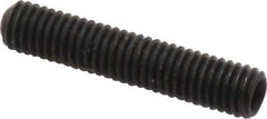 Value Collection - M5x0.80 Metric Coarse, 25mm OAL, Cup Point Set Screw - Grade 14.9 (45H) Alloy Steel, 2.5mm Key - USA Tool & Supply