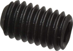 Value Collection - M6x1.00 Metric Coarse, 10mm OAL, Cup Point Set Screw - Grade 14.9 (45H) Alloy Steel, 3mm Key - USA Tool & Supply