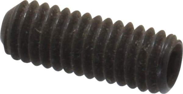 Value Collection - M6x1.00 Metric Coarse, 16mm OAL, Cup Point Set Screw - Grade 14.9 (45H) Alloy Steel, 3mm Key - USA Tool & Supply