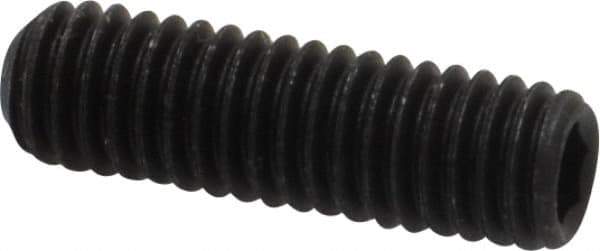 Value Collection - M6x1.00 Metric Coarse, 20mm OAL, Cup Point Set Screw - Grade 14.9 (45H) Alloy Steel, 3mm Key - USA Tool & Supply