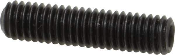 Value Collection - M6x1.00 Metric Coarse, 25mm OAL, Cup Point Set Screw - Grade 14.9 (45H) Alloy Steel, 3mm Key - USA Tool & Supply