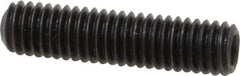 Value Collection - M6x1.00 Metric Coarse, 25mm OAL, Cup Point Set Screw - Grade 14.9 (45H) Alloy Steel, 3mm Key - USA Tool & Supply