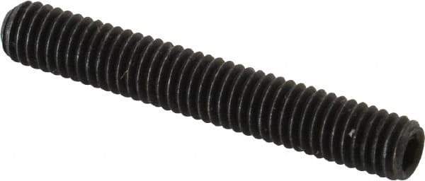 Value Collection - M6x1.00 Metric Coarse, 40mm OAL, Cup Point Set Screw - Grade 14.9 (45H) Alloy Steel, 3mm Key - USA Tool & Supply