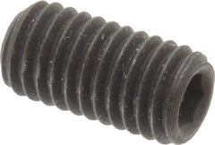 Value Collection - M8x1.25 Metric Coarse, 16mm OAL, Cup Point Set Screw - Grade 14.9 (45H) Alloy Steel, 4mm Key - USA Tool & Supply