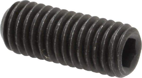 Value Collection - M8x1.25 Metric Coarse, 20mm OAL, Cup Point Set Screw - Grade 14.9 (45H) Alloy Steel, 4mm Key - USA Tool & Supply