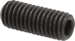 Value Collection - M8x1.25 Metric Coarse, 20mm OAL, Cup Point Set Screw - Grade 14.9 (45H) Alloy Steel, 4mm Key - USA Tool & Supply