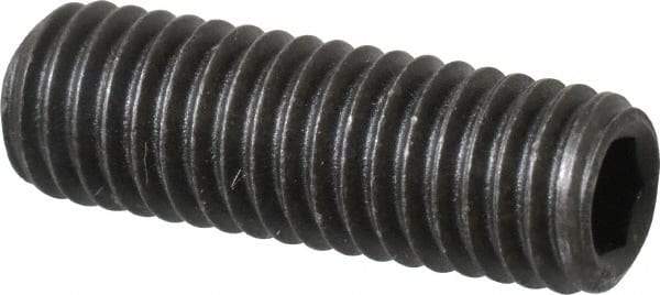 Value Collection - M8x1.25 Metric Coarse, 25mm OAL, Cup Point Set Screw - Grade 14.9 (45H) Alloy Steel, 4mm Key - USA Tool & Supply