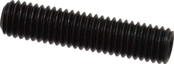 Value Collection - M8x1.25 Metric Coarse, 35mm OAL, Cup Point Set Screw - Grade 14.9 (45H) Alloy Steel, 4mm Key - USA Tool & Supply