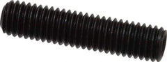 Value Collection - M8x1.25 Metric Coarse, 35mm OAL, Cup Point Set Screw - Grade 14.9 (45H) Alloy Steel, 4mm Key - USA Tool & Supply