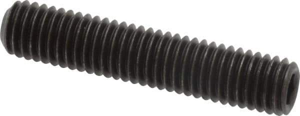 Value Collection - M8x1.25 Metric Coarse, 40mm OAL, Cup Point Set Screw - Grade 14.9 (45H) Alloy Steel, 4mm Key - USA Tool & Supply