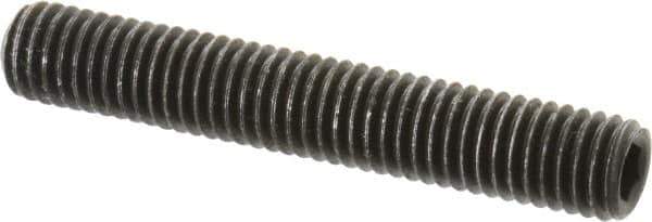 Value Collection - M8x1.25 Metric Coarse, 50mm OAL, Cup Point Set Screw - Grade 14.9 (45H) Alloy Steel, 4mm Key - USA Tool & Supply