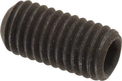 Value Collection - M10x1.50 Metric Coarse, 20mm OAL, Cup Point Set Screw - Grade 14.9 (45H) Alloy Steel, 5mm Key - USA Tool & Supply