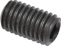 Value Collection - M12x1.75 Metric Coarse, 20mm OAL, Cup Point Set Screw - Grade 14.9 (45H) Alloy Steel, 6mm Key - USA Tool & Supply