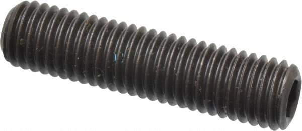 Value Collection - M12x1.75 Metric Coarse, 50mm OAL, Cup Point Set Screw - Grade 14.9 (45H) Alloy Steel, 6mm Key - USA Tool & Supply