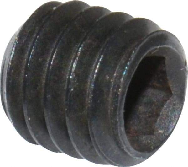 Value Collection - M3x0.50, 3mm OAL, Flat Point Set Screw - Grade 14.9 (45H) Alloy Steel, 1.5mm Key - USA Tool & Supply