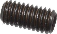 Value Collection - M3x0.50, 6mm OAL, Flat Point Set Screw - Grade 14.9 (45H) Alloy Steel, 1.5mm Key - USA Tool & Supply