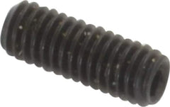 Value Collection - M3x0.50, 8mm OAL, Flat Point Set Screw - Grade 14.9 (45H) Alloy Steel, 1.5mm Key - USA Tool & Supply
