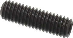 Value Collection - M3x0.50, 10mm OAL, Flat Point Set Screw - Grade 14.9 (45H) Alloy Steel, 1.5mm Key - USA Tool & Supply