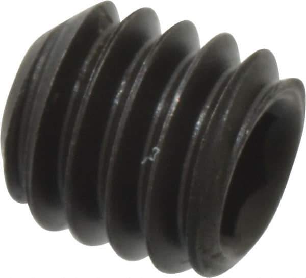 Value Collection - M4x0.70, 4mm OAL, Flat Point Set Screw - Grade 14.9 (45H) Alloy Steel, 2mm Key - USA Tool & Supply