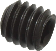 Value Collection - M4x0.70, 4mm OAL, Flat Point Set Screw - Grade 14.9 (45H) Alloy Steel, 2mm Key - USA Tool & Supply