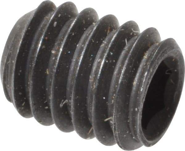 Value Collection - M4x0.70, 5mm OAL, Flat Point Set Screw - Grade 14.9 (45H) Alloy Steel, 2mm Key - USA Tool & Supply