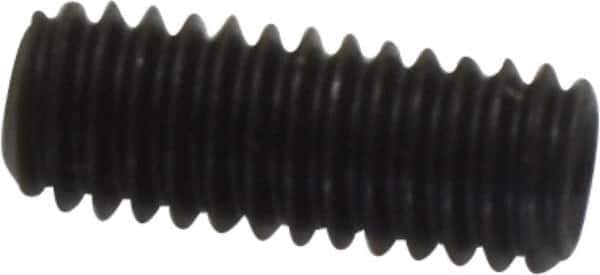 Value Collection - M4x0.70, 10mm OAL, Flat Point Set Screw - Grade 14.9 (45H) Alloy Steel, 2mm Key - USA Tool & Supply