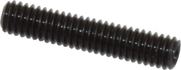 Value Collection - M4x0.70, 20mm OAL, Flat Point Set Screw - Grade 14.9 (45H) Alloy Steel, 2mm Key - USA Tool & Supply