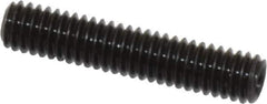 Value Collection - M4x0.70, 20mm OAL, Flat Point Set Screw - Grade 14.9 (45H) Alloy Steel, 2mm Key - USA Tool & Supply