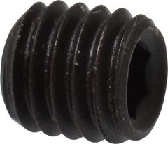 Value Collection - M5x0.80, 5mm OAL, Flat Point Set Screw - Grade 14.9 (45H) Alloy Steel, 2.5mm Key - USA Tool & Supply