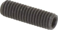 Value Collection - M5x0.80, 16mm OAL, Flat Point Set Screw - Grade 14.9 (45H) Alloy Steel, 2.5mm Key - USA Tool & Supply