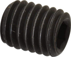 Value Collection - M8x1.25, 10mm OAL, Flat Point Set Screw - Grade 14.9 (45H) Alloy Steel, 4mm Key - USA Tool & Supply
