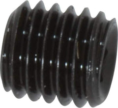 Value Collection - M10x1.50, 10mm OAL, Flat Point Set Screw - Grade 14.9 (45H) Alloy Steel, 5mm Key - USA Tool & Supply