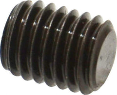 Value Collection - M10x1.50, 12mm OAL, Flat Point Set Screw - Grade 14.9 (45H) Alloy Steel, 5mm Key - USA Tool & Supply