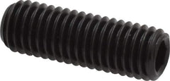 Value Collection - M10x1.50, 30mm OAL, Flat Point Set Screw - Grade 14.9 (45H) Alloy Steel, 5mm Key - USA Tool & Supply