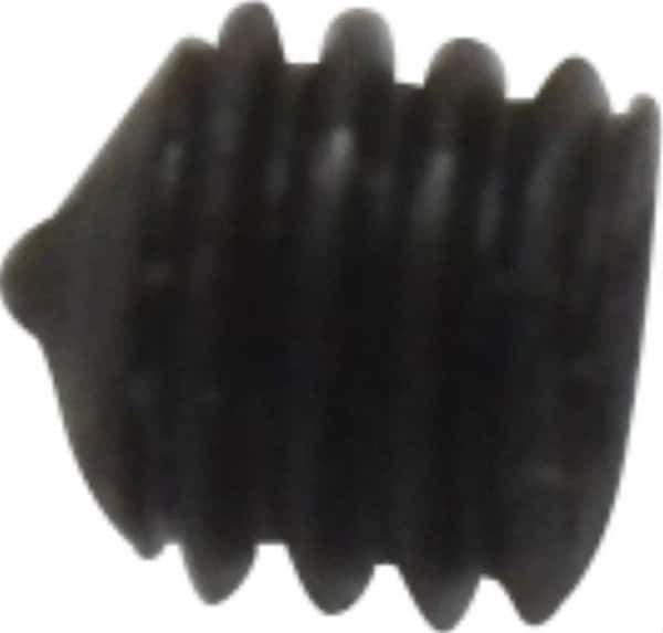 Value Collection - M3x0.50, 3mm OAL, Cone Point Set Screw - Grade 14.9 (45H) Alloy Steel, 1.5mm Key - USA Tool & Supply