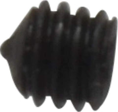 Value Collection - M3x0.50, 3mm OAL, Cone Point Set Screw - Grade 14.9 (45H) Alloy Steel, 1.5mm Key - USA Tool & Supply