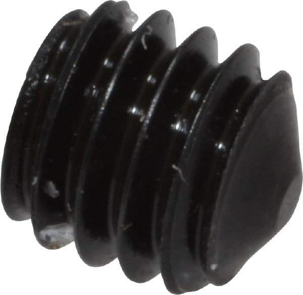 Value Collection - M4x0.70, 4mm OAL, Cone Point Set Screw - Grade 14.9 (45H) Alloy Steel, 2mm Key - USA Tool & Supply