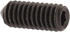 Value Collection - M4x0.70, 10mm OAL, Cone Point Set Screw - Grade 14.9 (45H) Alloy Steel, 2mm Key - USA Tool & Supply
